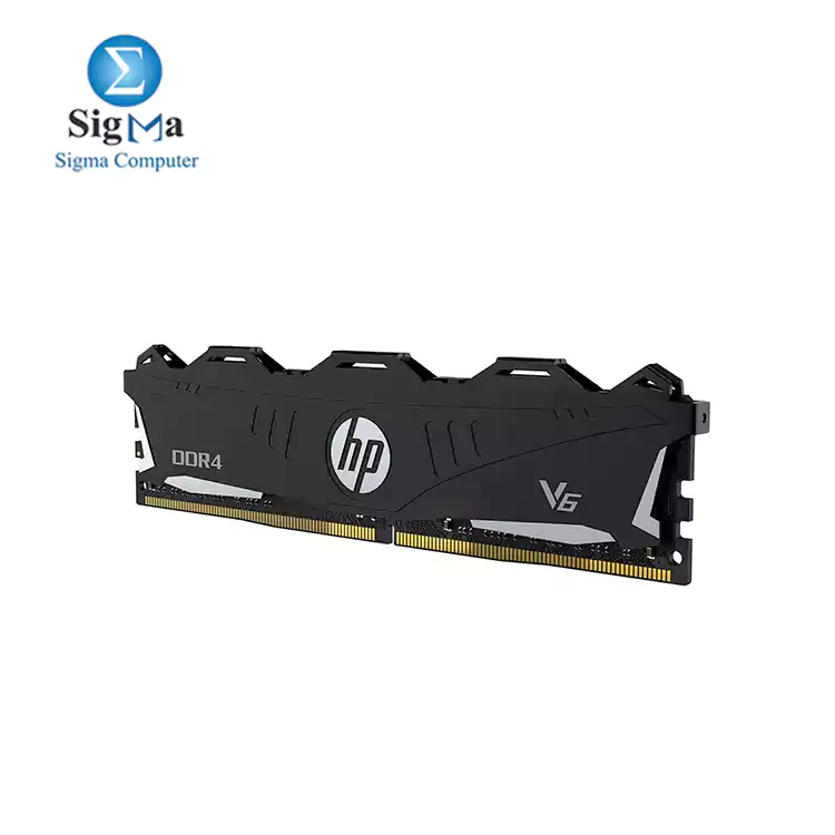 HP V6 DDR4 16GB 3200Mhz CL16 Desktop Gaming Memory with Heatsink BLACK